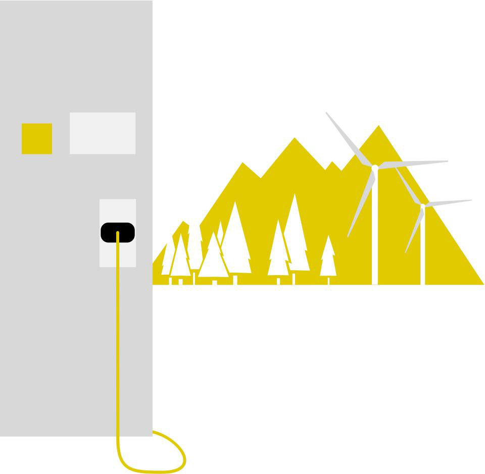 mini électromobilité - chargement - illustration